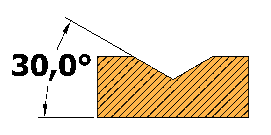 30 degree grooving & chamfering